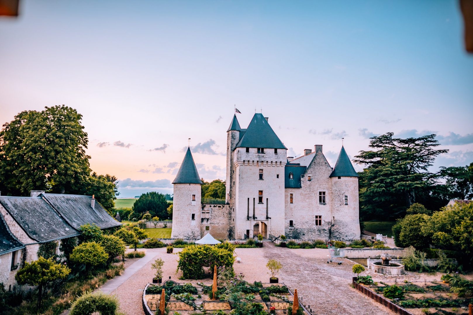 The Château du Rivau, a medieval castle in the Loire Valley