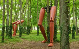 Sculptures dans les jardins