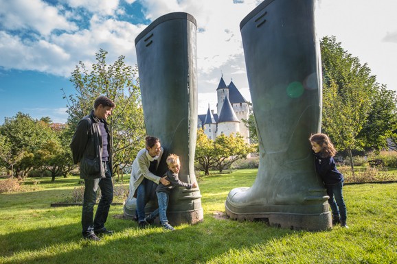 Bottes au verger