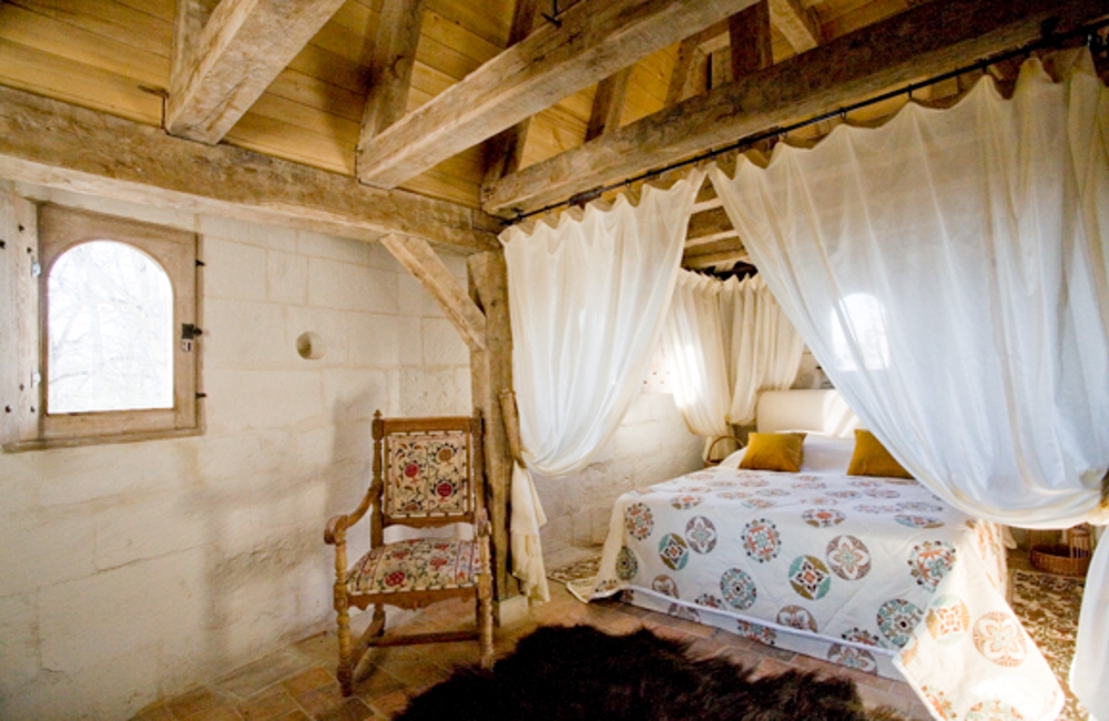 chambre-suite-rivau vue sur chambre de la suite du Roi René