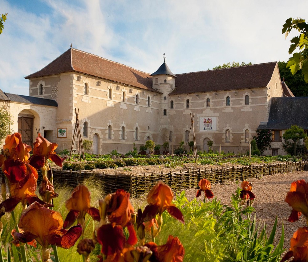 Vue sur les écuries royales, où se trouve les chambres