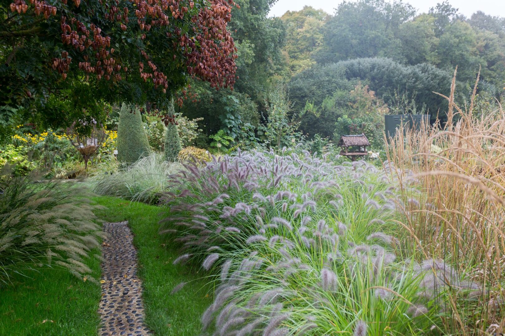 Jardin du Petit Poucet Château du Rivau en Automne