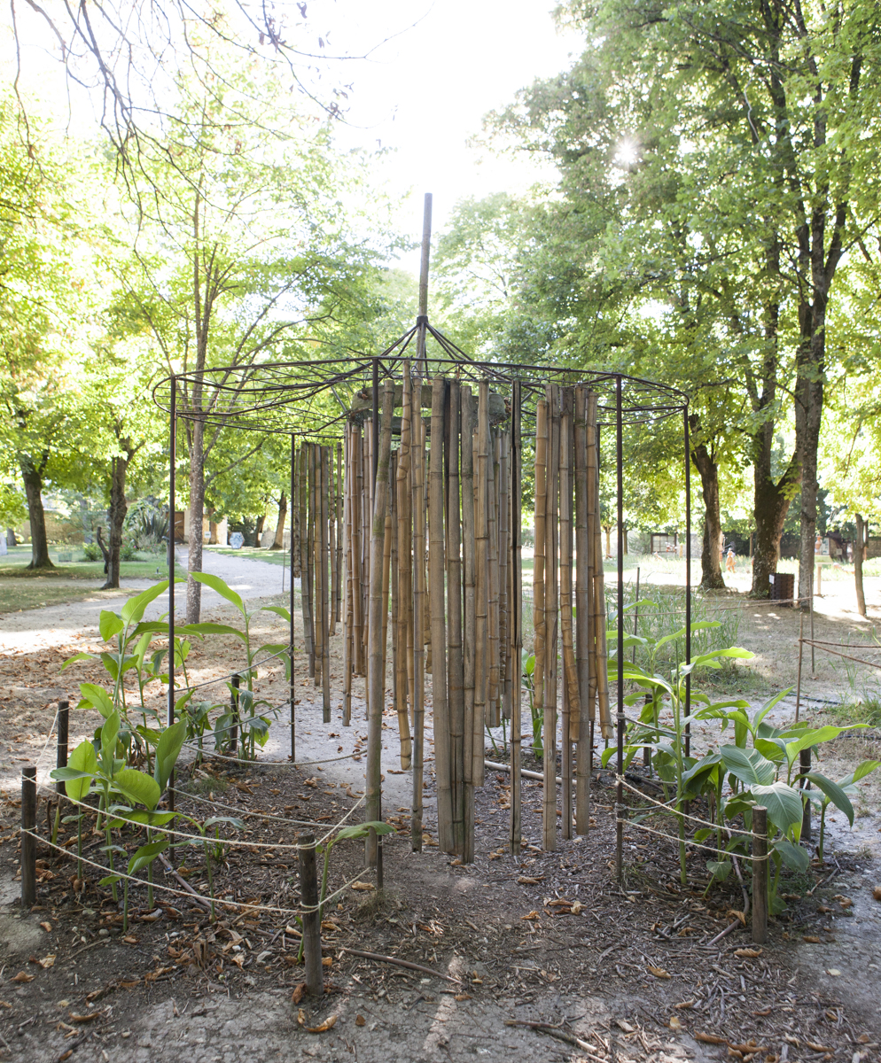 Le carillon du Jardin du Papillon au Château du Rivau