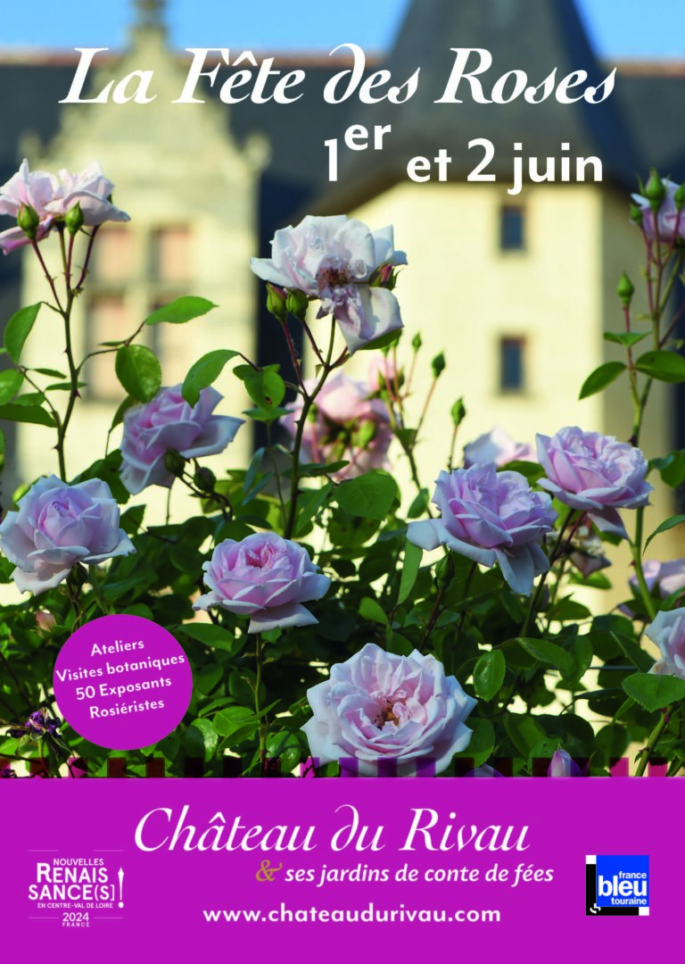 Fête de la rose au Château du Rivau le 3 et 4 juin 2023