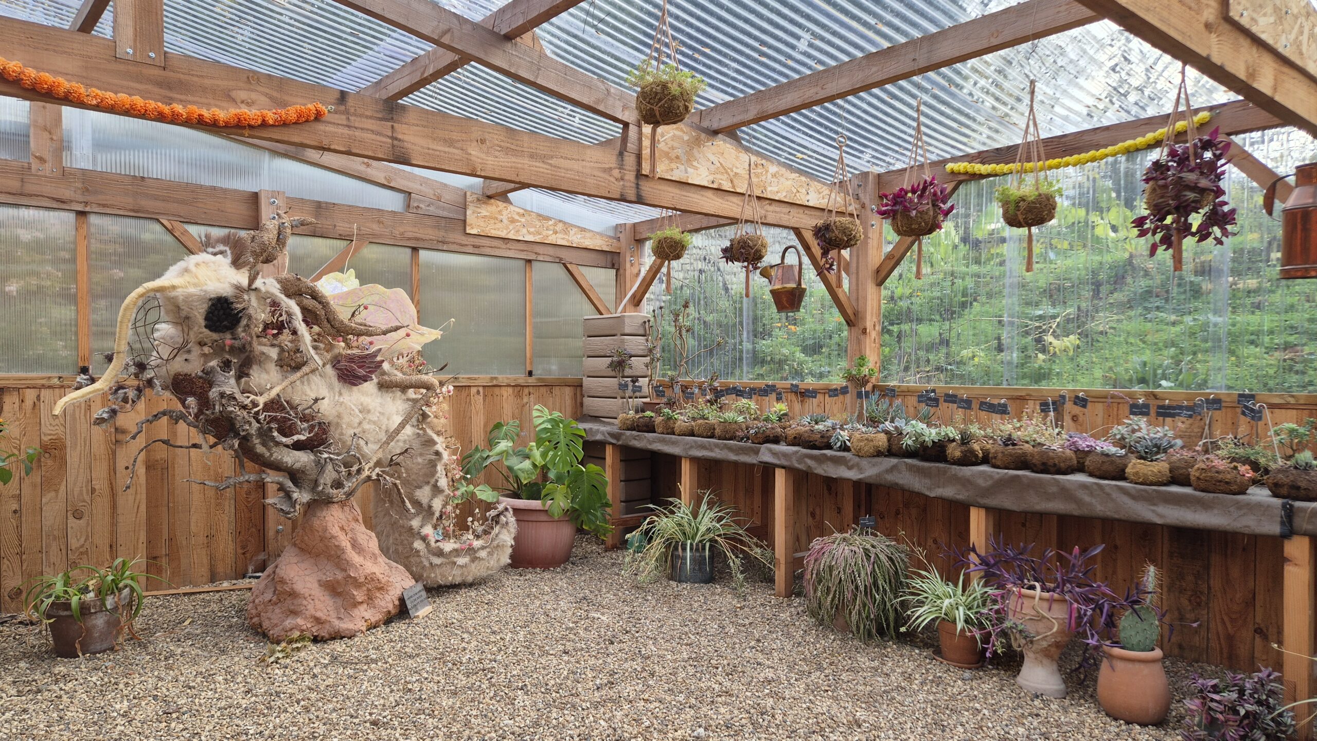 Serre bioclimatique du Château du Rivau plantes comestibles