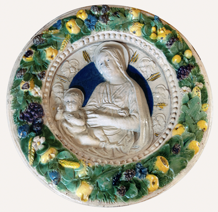 Della Robbia ©Château du Rivau Expo Art - Christian Marclay - Actions Whupp Shlump Sloosh Slutch