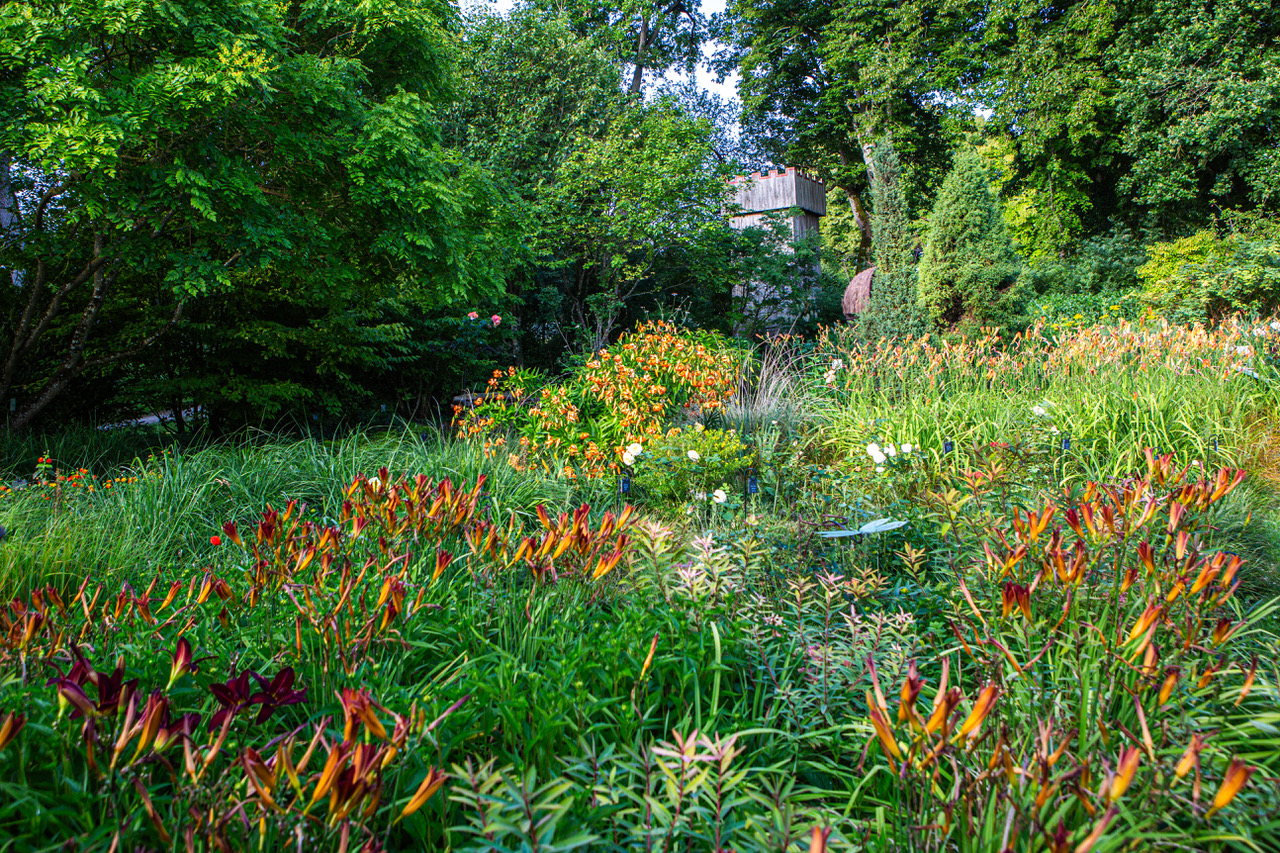 Le jardin du Petit Poucet en été ©Château du Rivau jardin du petit Poucet